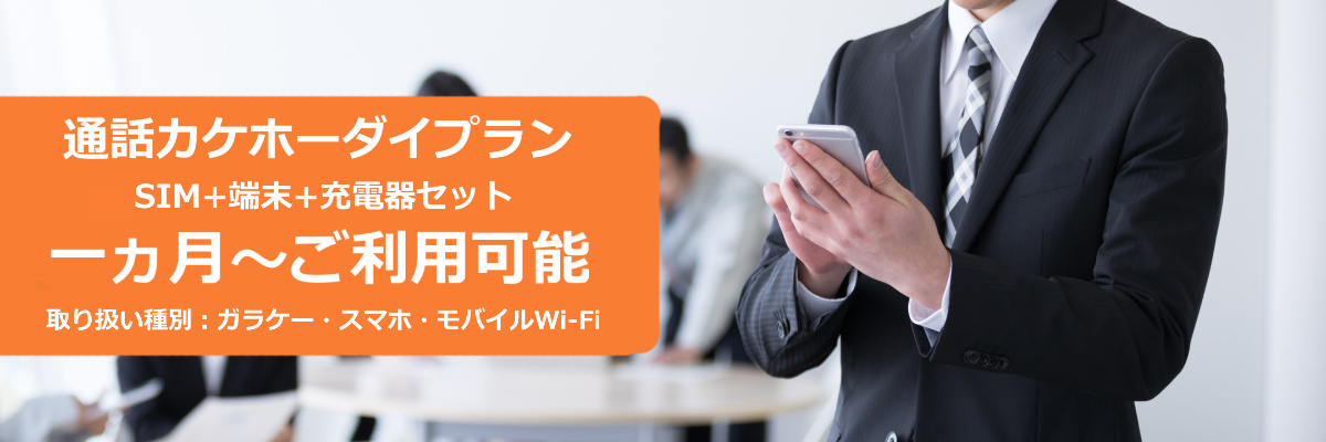 かけ放題プラン　1ヶ月￥6,930～