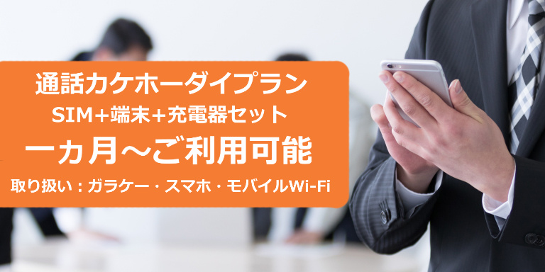 かけ放題プラン　1ヶ月￥6,930～